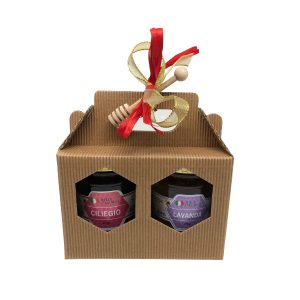 Confezione regalo 2 miele a scelta 250gr